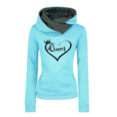 Women's Casual Tracksuit – Hooded Pullover & Sweatpants Set