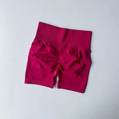BreezeFit High-Waist Yoga Shorts