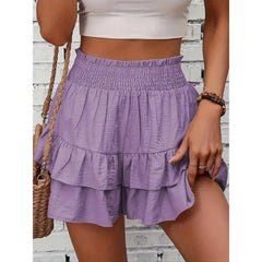 Women's Wide-Leg Draped Shorts – Casual & Versatile Summer Wear