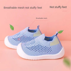 Baby and Toddler Knitted Slip-On Trainers