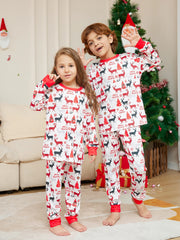 Festive Family Christmas Pyjama Set with Deer Print