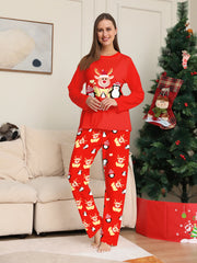 Cozy Family Christmas Pyjamas - Santa Reindeer Set