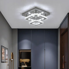 Modern Luxury Crystal Chandelier – LED Pendant Ceiling Light
