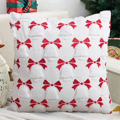 Plush Christmas Cushion Cover, 45 x 45 cm