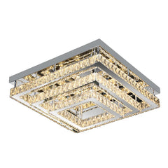 Modern LED Crystal Ceiling Light – Square Minimalist Home Lamp