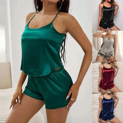 Soft V-Neck Camisole & Shorts Pyjama Set