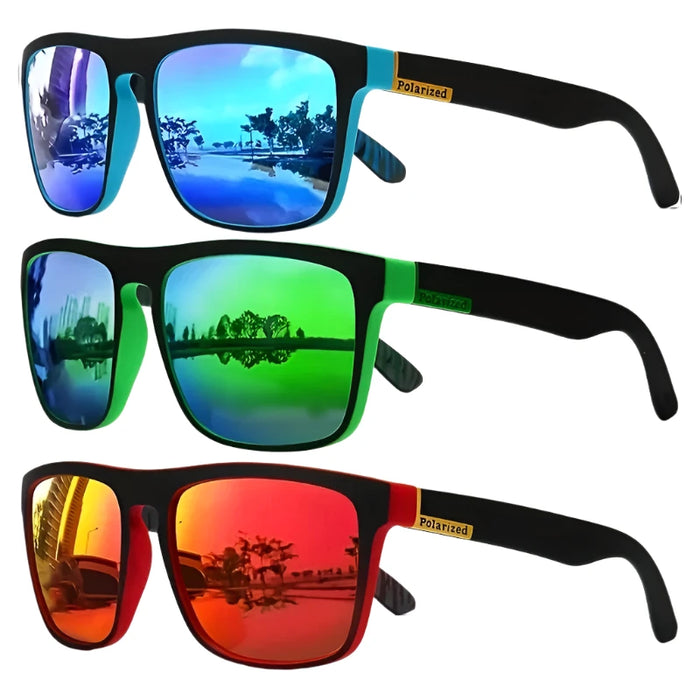 3PCS Classic Polarised Square Sunglasses for Men & Women
