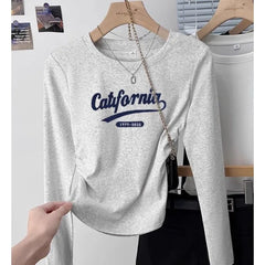 Girls' Long-Sleeve Cotton Tee – Soft & Stylish Everyday Wear