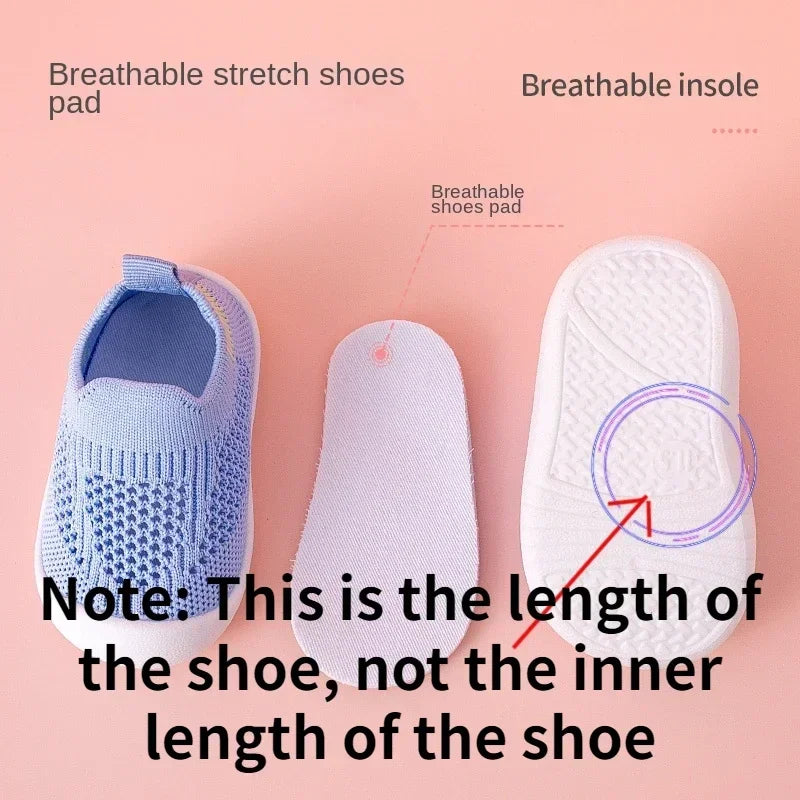 Baby and Toddler Knitted Slip-On Trainers