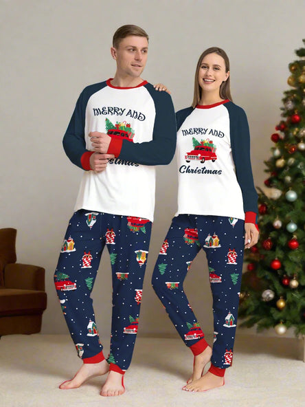Festive Reindeer Family Pyjama Set for Christmas Joy