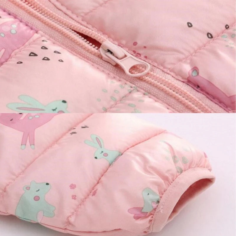 Kids' Lightweight Hooded Puffer Jacket
