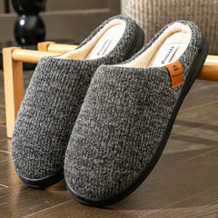 Men's Memory Foam Slippers, Non-Slip Sole, UK 6.5 to 15