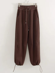 Women's Fleece Crop Hoodie and Joggers Set
