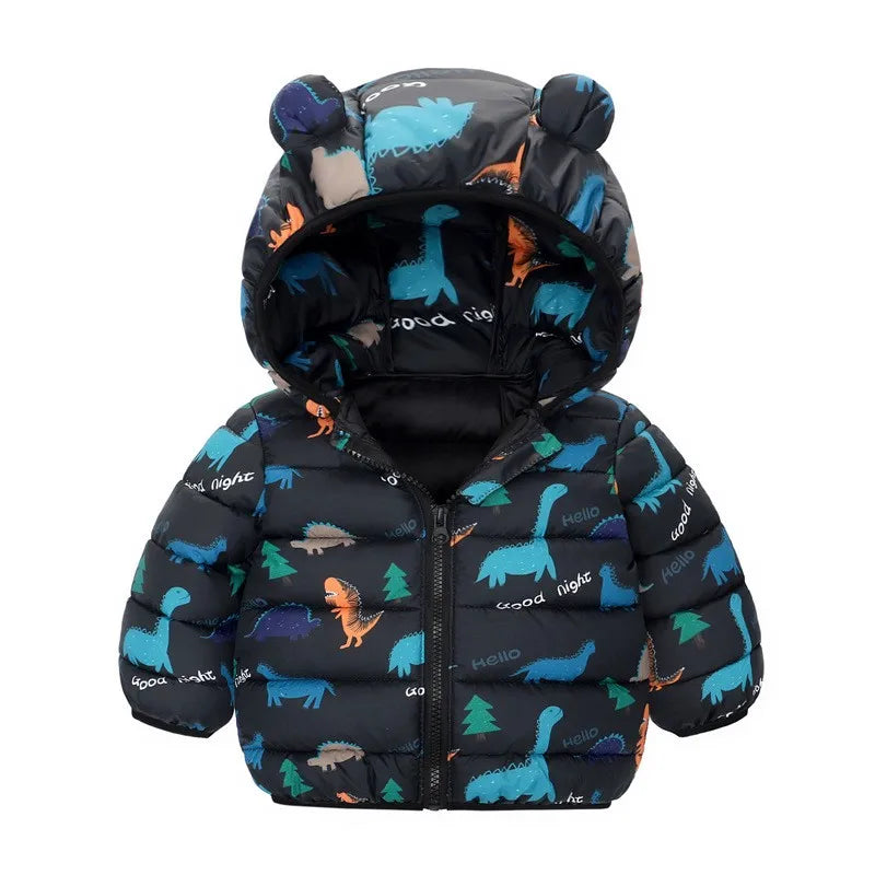 Kids' Lightweight Hooded Puffer Jacket