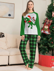 Festive Dinosaur Family Pyjama Set