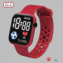 Kids' Waterproof LED Digital Sports Watch