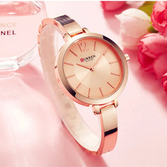 CURREN Fashion Gold Ultra-Thin Women’s Watch