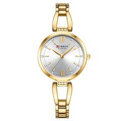 CURREN Luxury Quartz Watch with Rhinestones