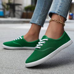 Canvas Charm: Women's Everyday Sneakers
