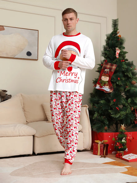 Cosy Family Christmas Pyjamas - Santa & Reindeer Prints