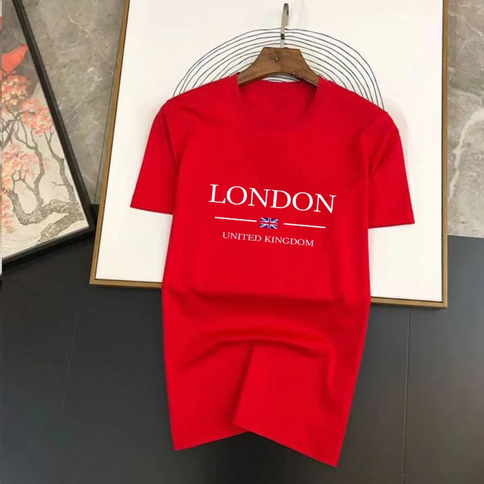 London Luxe Tee, Red
