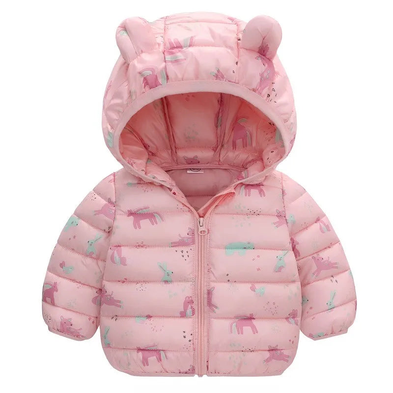 Kids' Lightweight Hooded Puffer Jacket
