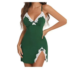 Lace V-Neck Chemise Nightdress