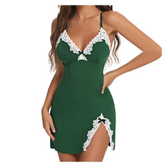 Lace V-Neck Chemise Nightdress