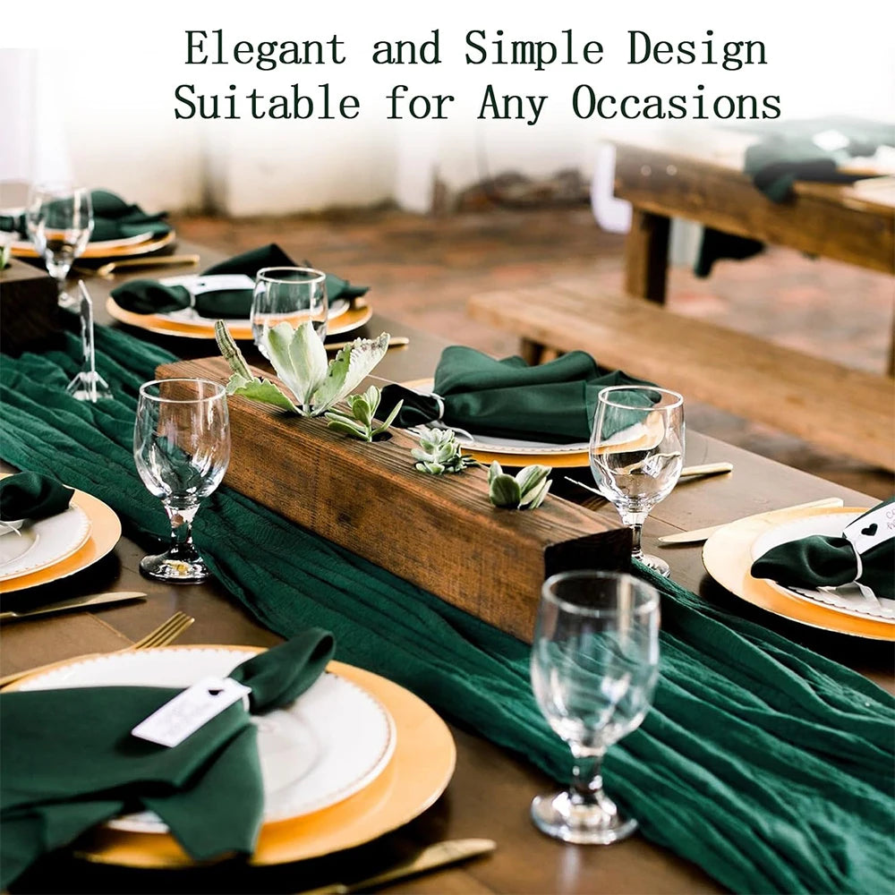 Cheesecloth Table Runner