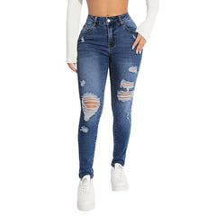 Urban Chic Skinny Ripped Jeans