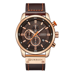 CURREN Luxury Chronograph Men's Quartz Watch