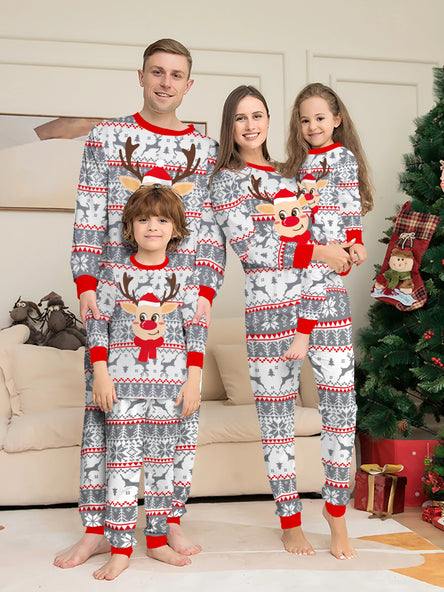 Nordic Reindeer Family Pyjamas