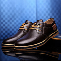 Italian Elegance Men's Leather Oxfords