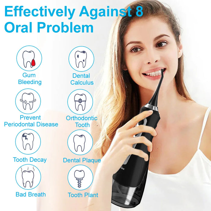 AquaSmile Duo: Water Flosser & Sonic Toothbrush Set, image 2