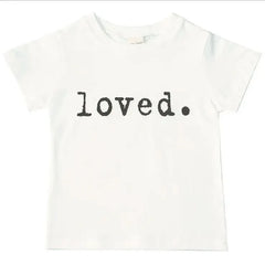 Flawless Love Print Kids' T-Shirt – Casual Summer Cotton Tee