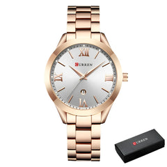 CURREN Retro Ladies Quartz Watch – Elegant and Waterproof