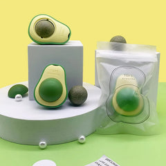 Avocado Catnip Ball Wall Toy