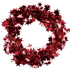 Star Tinsel Garland, 7.5 m