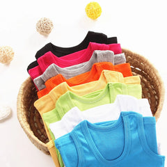 Kids' Cotton Vest Tops