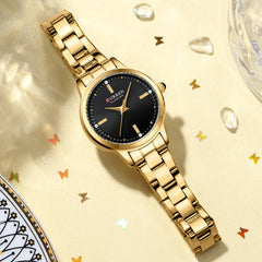 CURREN Women’s Simple Dial Bracelet Quartz Watch