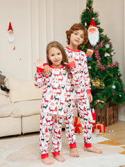 Festive Family Christmas Pyjama Set with Deer Print