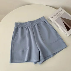 Women's High-Waisted Sports Shorts – Soft, Stretchy Yoga & Gym Shorts