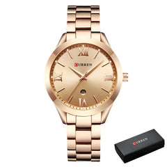 CURREN Retro Ladies Quartz Watch – Elegant and Waterproof