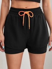 FlexiFit Dual-Layer Yoga Shorts