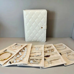Quilted Jewellery Storage Book