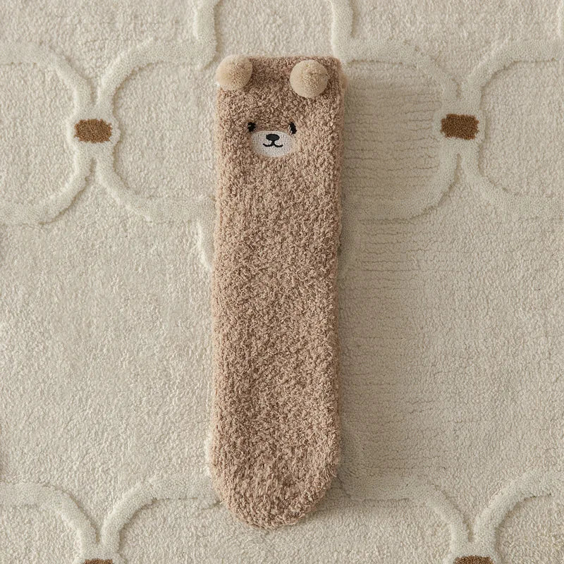 Women's Fluffy Teddy Bear Socks