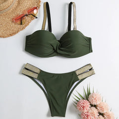 Women's Push-Up Brazilian Bikini Set – Sexy Beach Swimwear