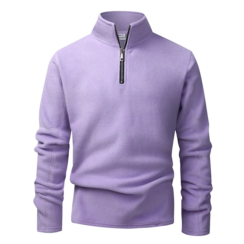 Men's Quarter-Zip Fleece Sweatshirt