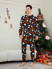 Festive Skull Family Pyjama Set for Cosy Nights