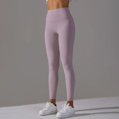 Women's High-Waisted Naked Feel Leggings – Seamless Yoga & Gym Workout Tights